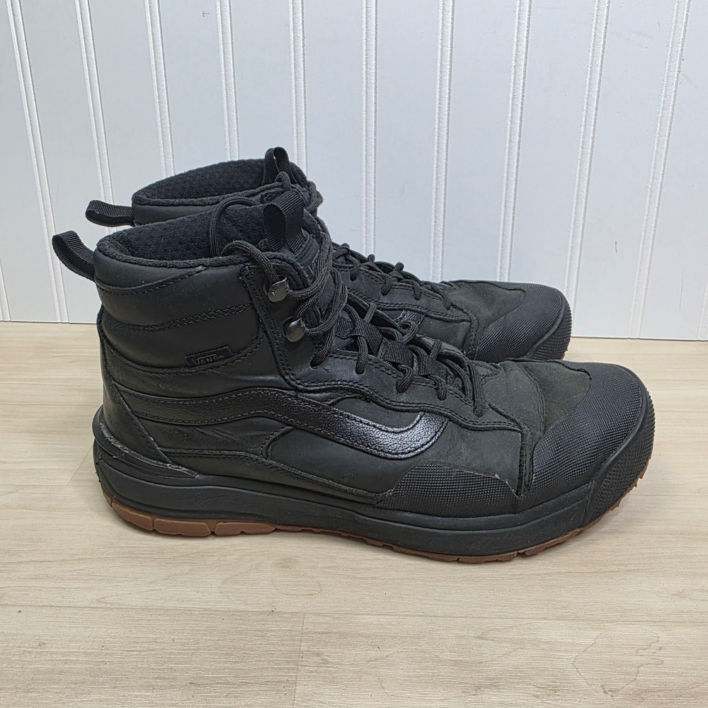 Vans UltraRange EXO Hi MTE-1 Mens 9.5 Black Gum Leather Sneaker Boots
